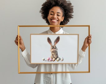 Sad Easter Bunny T-Shirt Design l Svg & Png Transparent Images l Digital Downloads