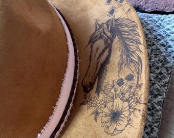 Cowboyhoed op maat voor kinderen: een leuk cadeau voor paardenliefhebbers.