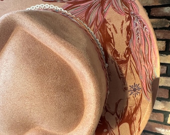 Op maat gemaakte cowboyhoed voor jongeren – 4 uur cadeau voor paardenliefhebber