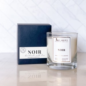 Dark Rose, Citrus & Labdanum Luxury Coconut-Apricot-Soy Wax Scented Candle Gift For Friend Mom Sister Her Patchouli Candle Best Seller Now