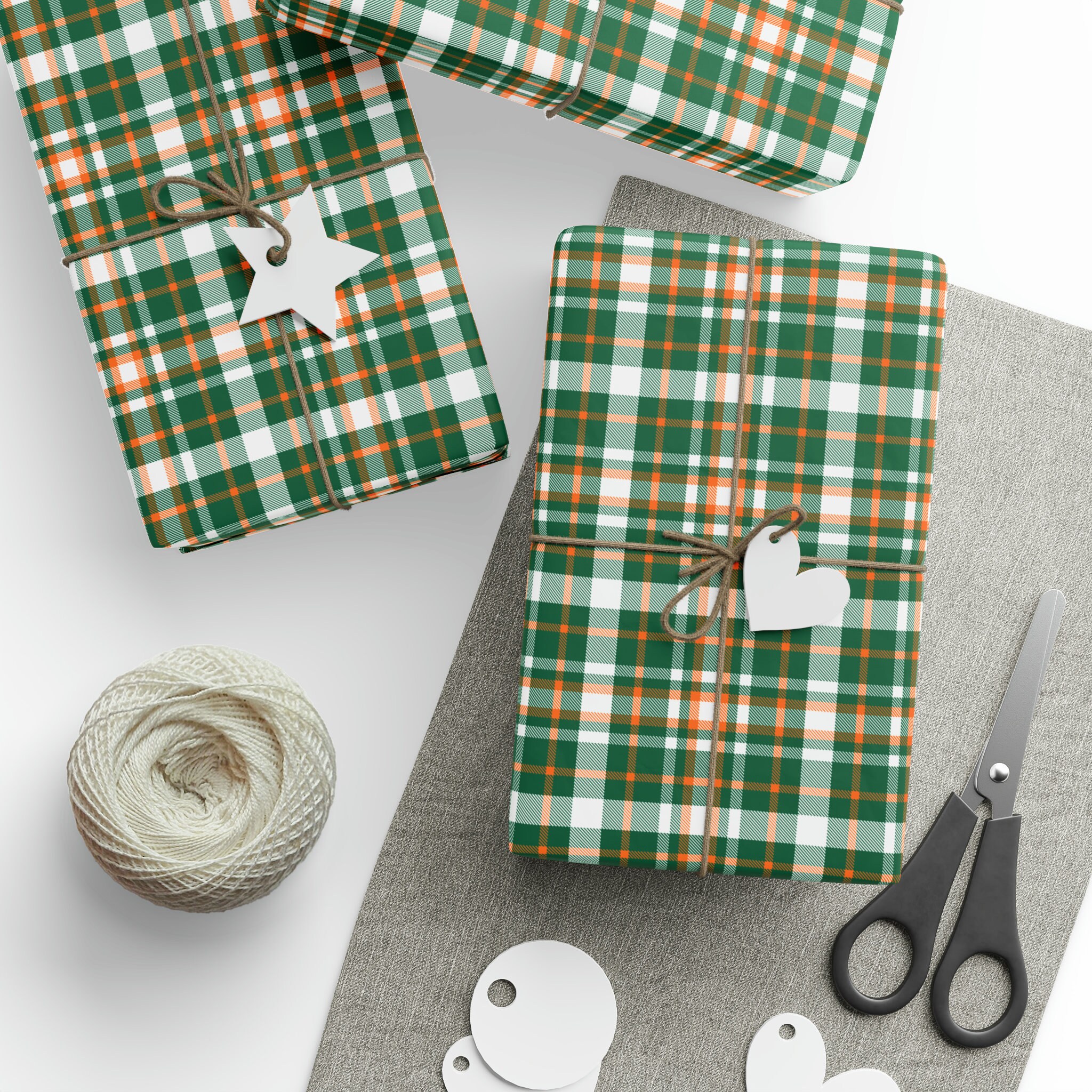 Present Paper Custom Color Gift Wrapping Paper for Graduation From College School Colors Gift Wrap ...