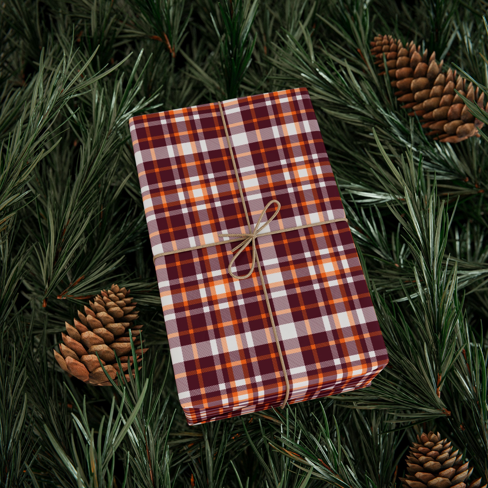 Present Paper Custom Color Gift Wrapping Paper for Graduation From College School Colors Gift Wrap ...