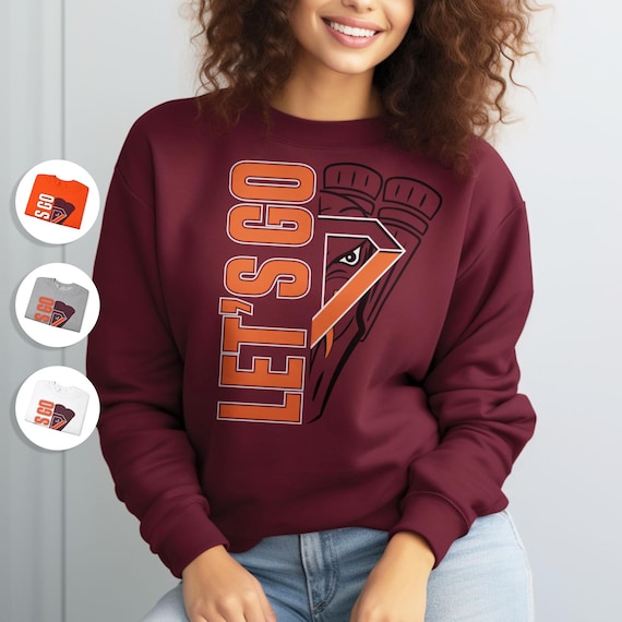Blacksburg Va Sweatshirt for Women Lets Go Tech Sweatshirt for Men