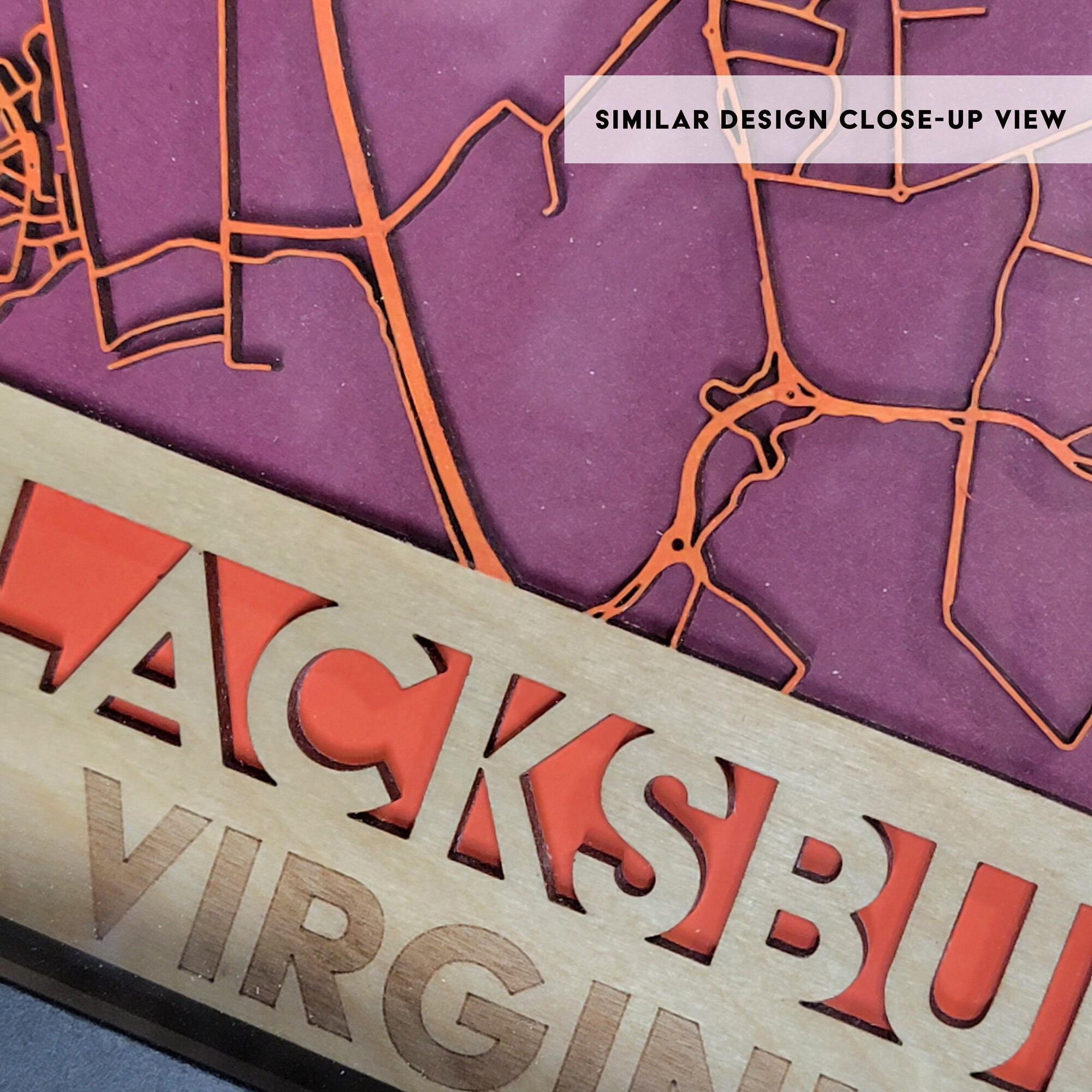 Ann Arbor Michigan Map Ann Arbor Wood Map Framed Ann Arbor Street Map