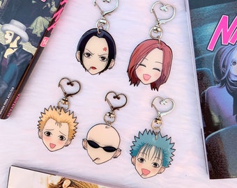 Nana Keychains - Anime Ai Yazawa Charm Nana Osaki Hachi Nobu Yasu