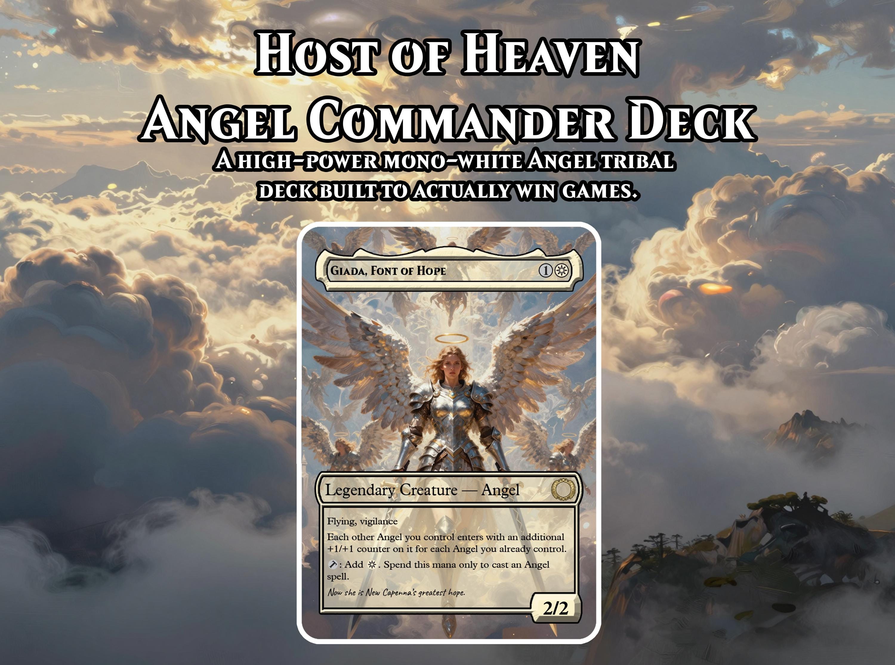 Angel Commander Deck Mtg - Etsy Angel Commander Deck Mtg - Etsy