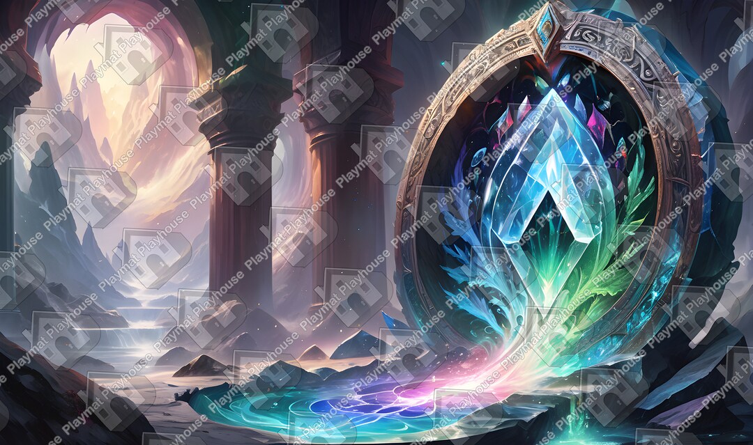 MTG Playmat Design With Zones Mystical Gate of Mana Etsy Australia