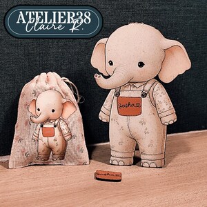 Carte étape en bois sublimé - Modèle "Sasha"