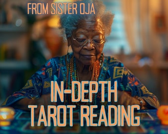 INDEPTH TAROT LESUNG Vertiefte Tarot-Kartenlesung durch Schwester Oja Am selben Tag ausführlich und genau