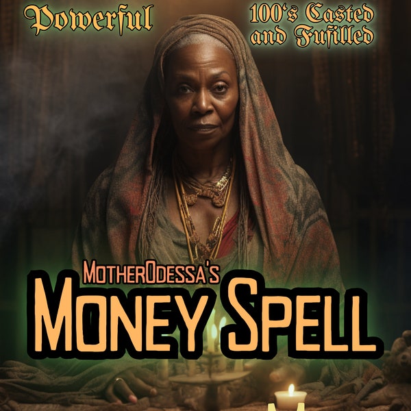 MONEY SPELL - Sort d'argent et de richesse lancé par MotherOdessa Magic Bonne chance Fortune Revenu et prospérité Résultats rapides et casting le jour même