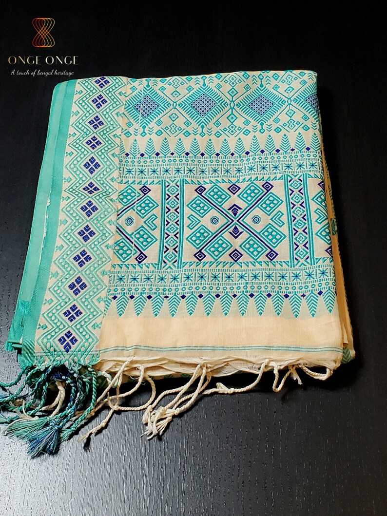 Off White Handloom Cotton Sleeveless Collared Zoya Blouse