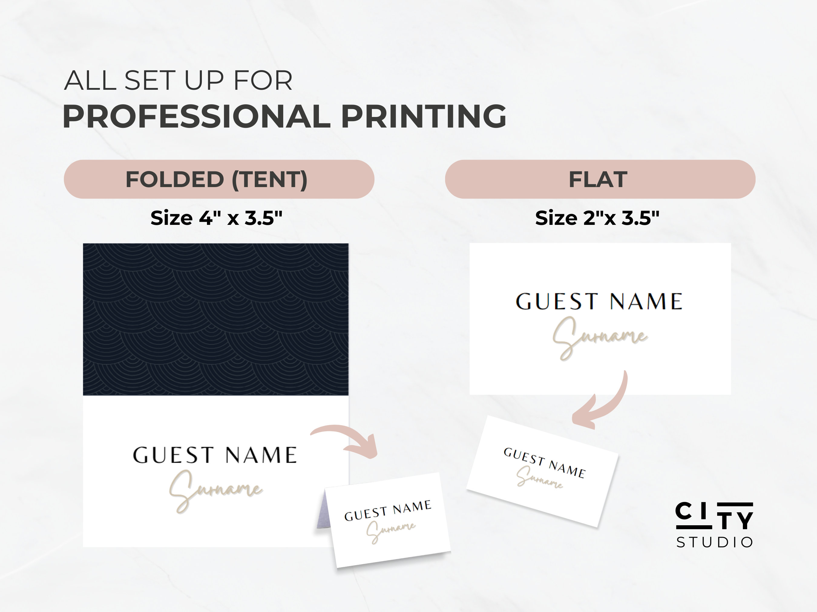 Editable Buffet Labels & Place Cards for Dinner Parties or Any Special ...