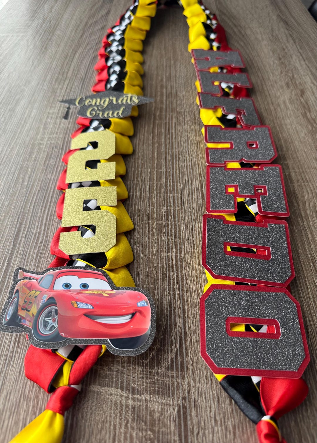 Cars Graduation Lay Handmade Cars Graduation Ribbon Lei, Senior Night Gift - Etsy