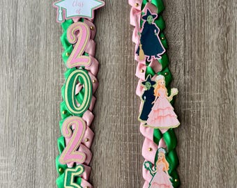 Colar Lei de Fita Trançada para Formatura: Presente Personalizado para Formandos, 152 cm (60 polegadas)