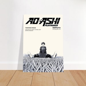 Ao Ashi Anime Poster Soccer Aoashi Manga Birthday Gift Canvas 