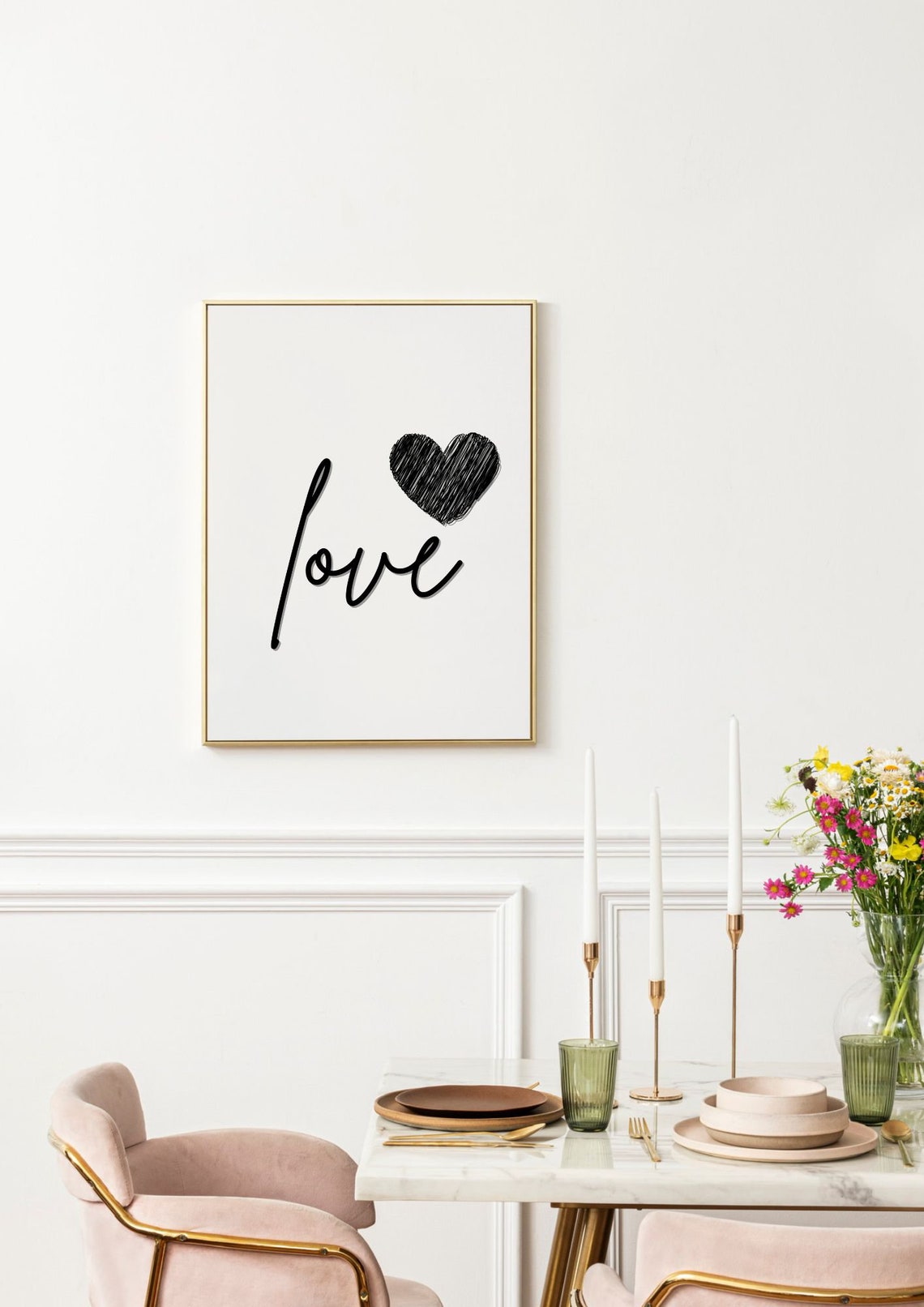 3 Set Modern Kitchen Printable Design Digital Printing - Etsy