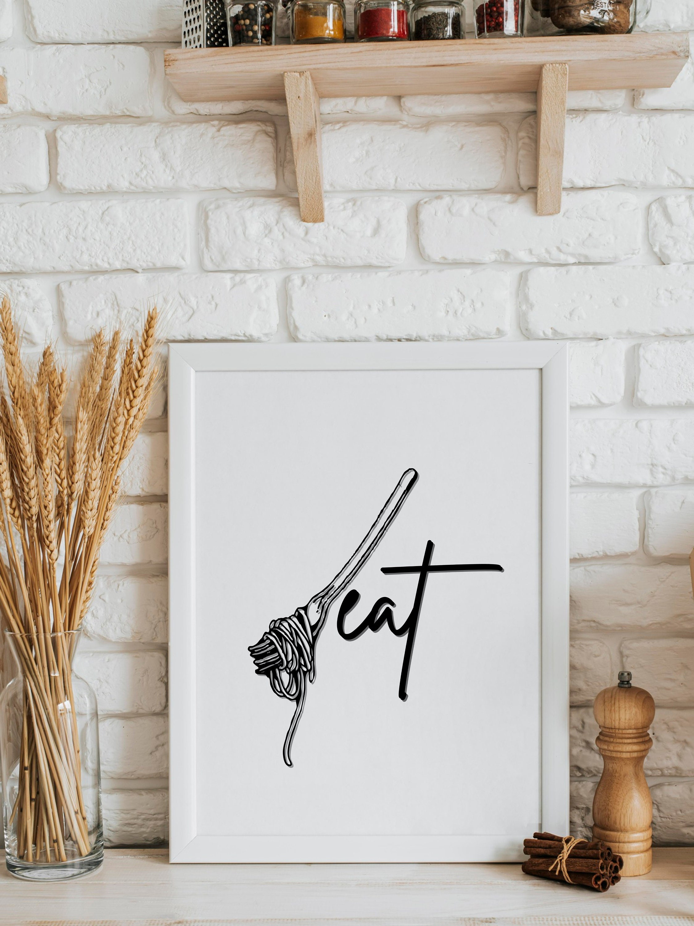 3 Set Modern Kitchen Printable Design Digital Printing - Etsy