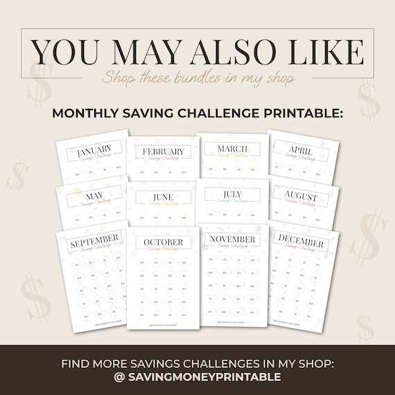 100k Savings Challenge Printable A6 Money Save PDF 100000 in