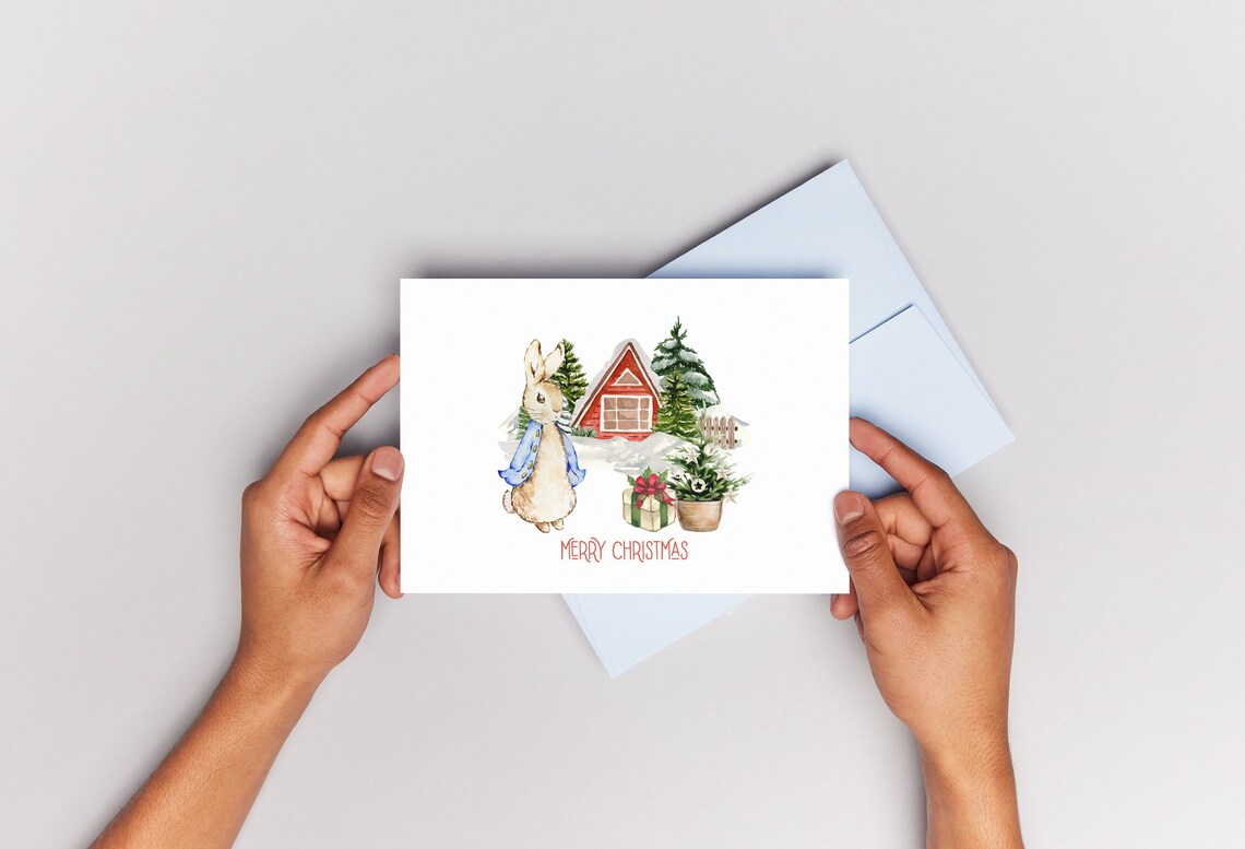 Christmas Peter Rabbit PNG // Sublimation Design // DTF Design ...