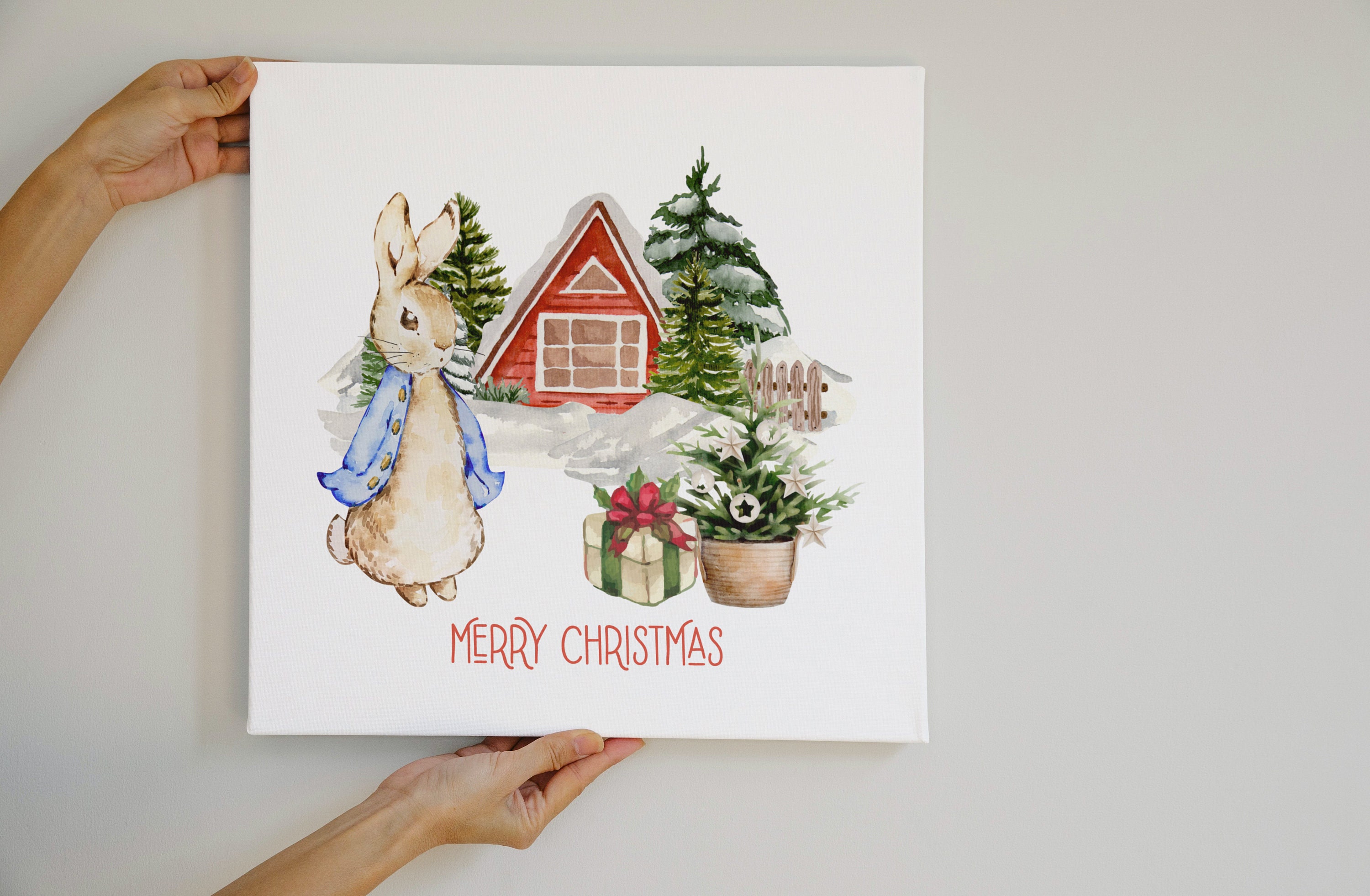Christmas Peter Rabbit PNG // Sublimation Design // DTF Design ...