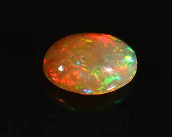 Opale de feu d'Éthiopie naturelle, pierre précieuse naturelle, pierre précieuse certifiée 5 CTS