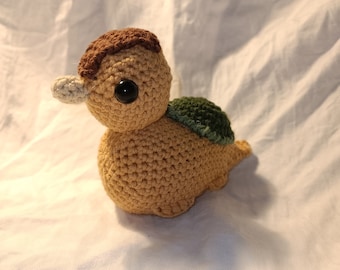 Turtle Duck from  ‘’ATLA’’ Plushie/ Amigurumi (Crochet)