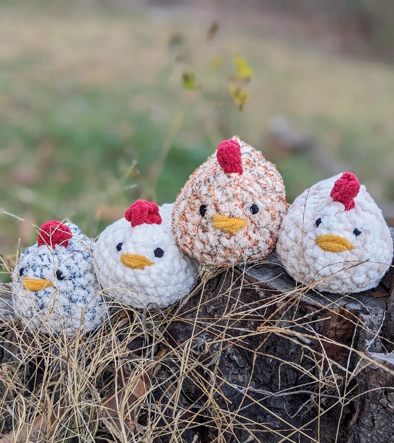 Crochet Chicken Amigurumi Stuffed Animal Etsy