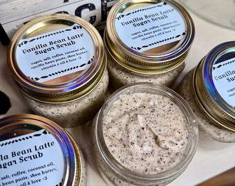 Vanilla Bean Latte Sugar Scrub