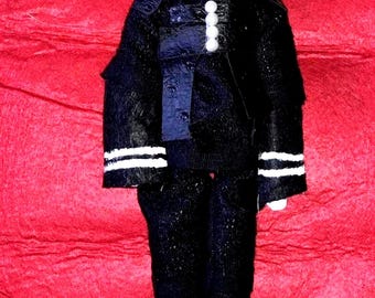 Gothic horror doll ooak handmade 13”