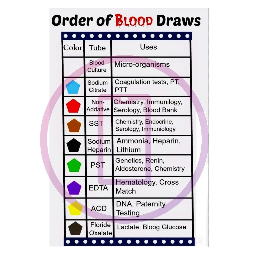 Draw Color Label Order of Draw Digital Download - Etsy Canada