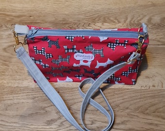 Little Shoulder Bag, Scotty Dog, Purse, Red, Inner Pocket.