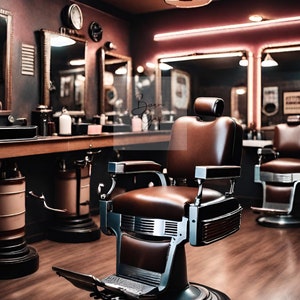 Classic Barber shop - Digital Art
