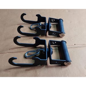 Rotating Grips for Chin-Ups with Hooks and Cable Attachment Loop