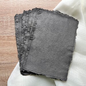 Gray Paper for Craft, Journal Paper, Set of five sheets of paper