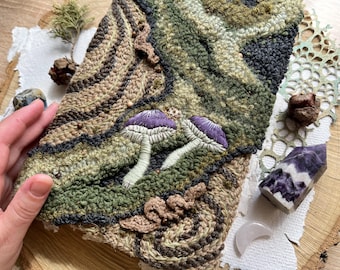 Botanical Junk Journal: Embroidered Mushroom Herb Diary, 6x8
