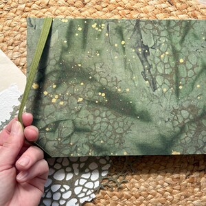 Handmade Botanical Sketchbook: Refillable Travel Journal, Blank Art Diary, 200gsm Paper image 6