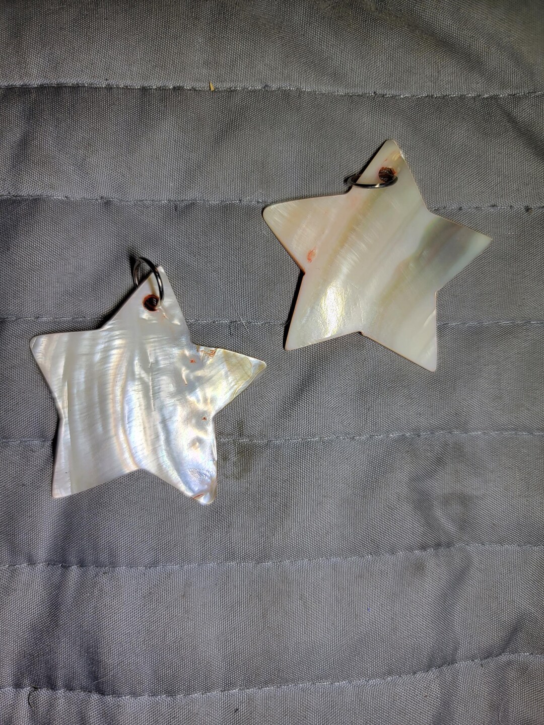 Two Real Sea Shell Pendants - Etsy