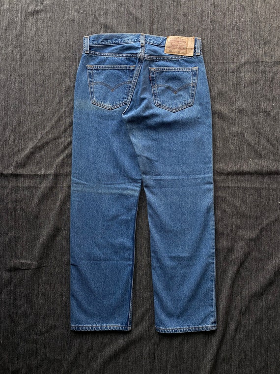 32x29 Vintage 90s Levis 501 Straight Leg Jeans Me… - image 4