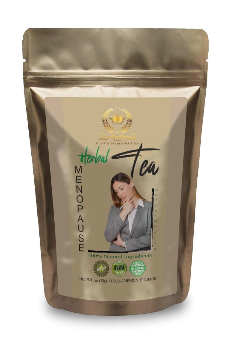 Menopause Herbal Natural Tea Soothe Hot Flashes Mood Swings With