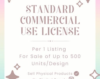 Standard Commercial Use License: Covers 1 EmberMocks Listing