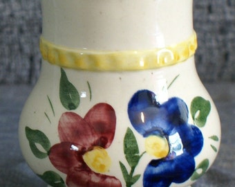 Vintage Goebel West Germany Porcelain Creamer Tegernses Pattern Floral 5" Tall