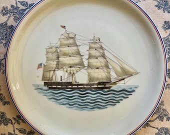 Assiette de transport pour clipper Mottahedeh Maritime Heritage Massachusetts (10,5 po.)