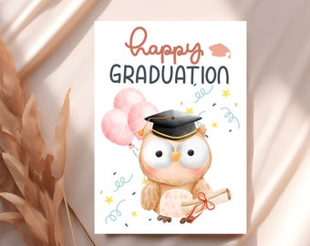 Graduierung Karte, Glückwunschkarte, glückliche Graduierung Karte, Karte für Kinder, Graduierung Gunst, Glückwunsch graduate Card, Graduierung Party Karte