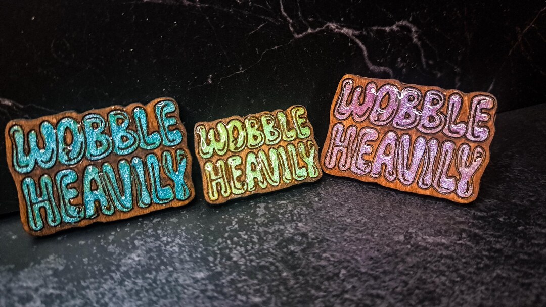Tipper Pin Tipper Inspired Wobble Heavily Laser Engraved Custom Pin, Trippy Art ...