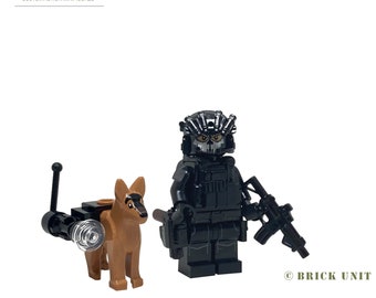 Ghost Kid with K9 Dog Custom Minifigure Set