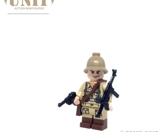 WW2 German DAK Officer Custom Minifigure