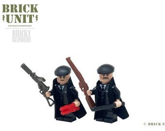 Bricky Blinders Gangster Brothers Custom Minifigure Set