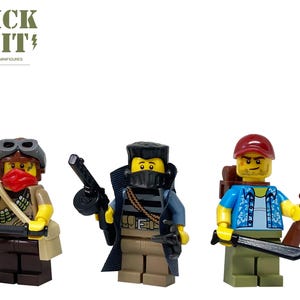 Zombie Hunters v1 Custom Minifigure Set