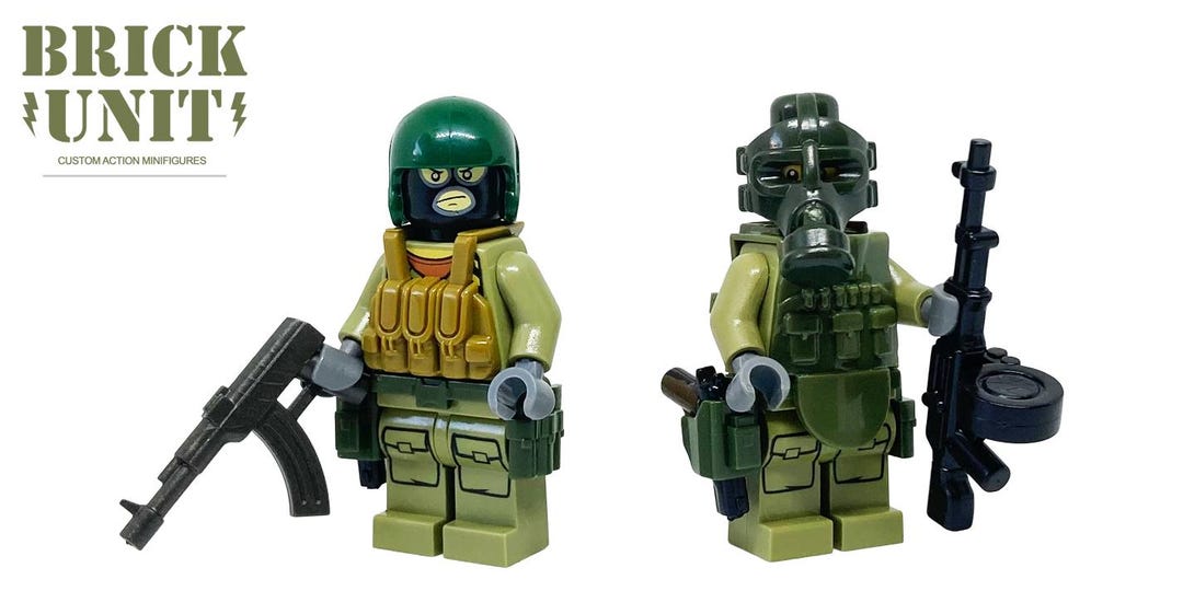 Russian SPETSNAZ Team Custom Minifigure Set - Etsy