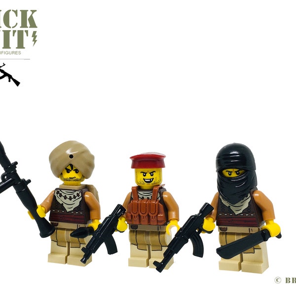 Insurgent Militia Custom Minifigure Set